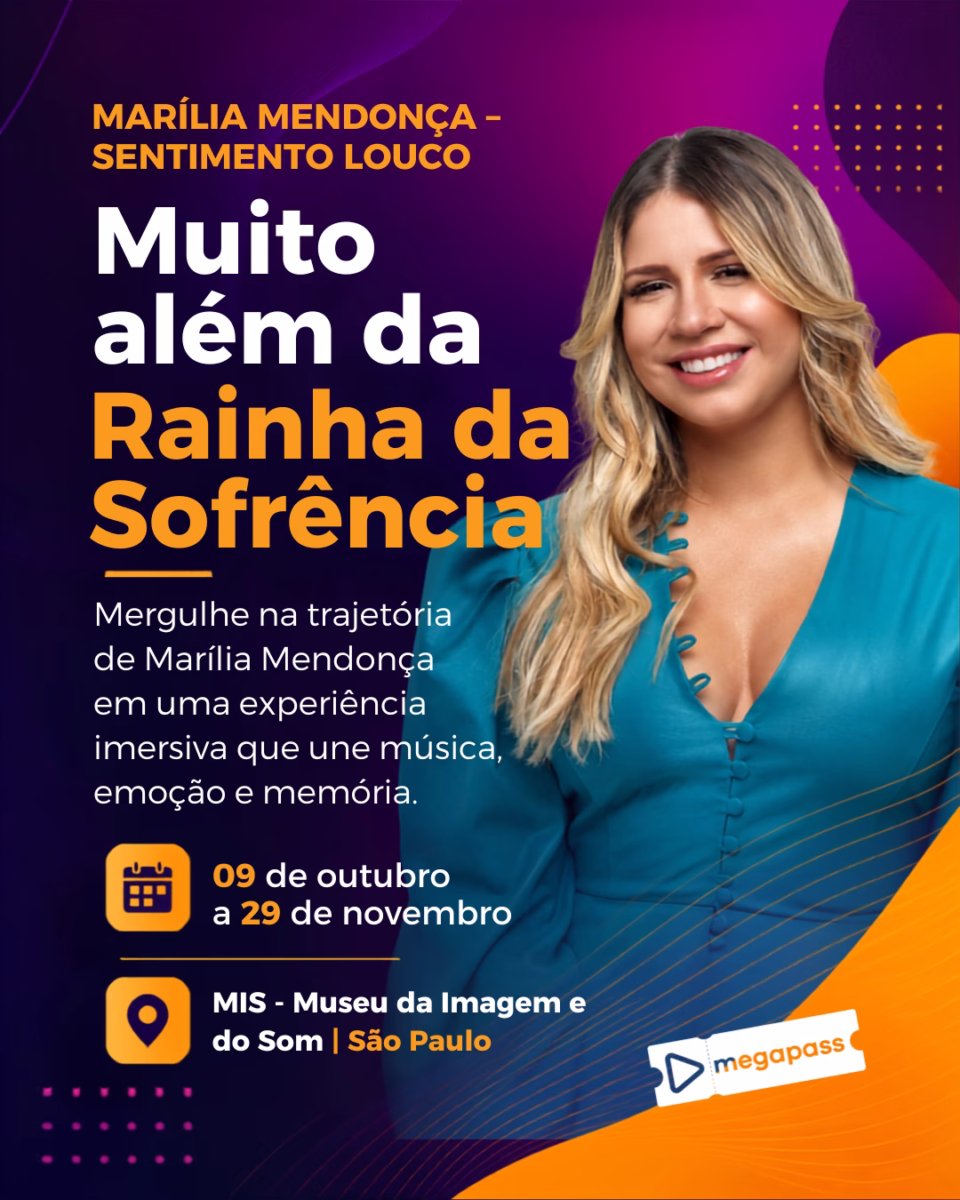 Exposição Marília Mendonça no MIS